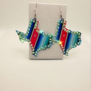 Colorful Texas earrings